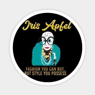 Iris Apfel Quotes Fashion Magnet